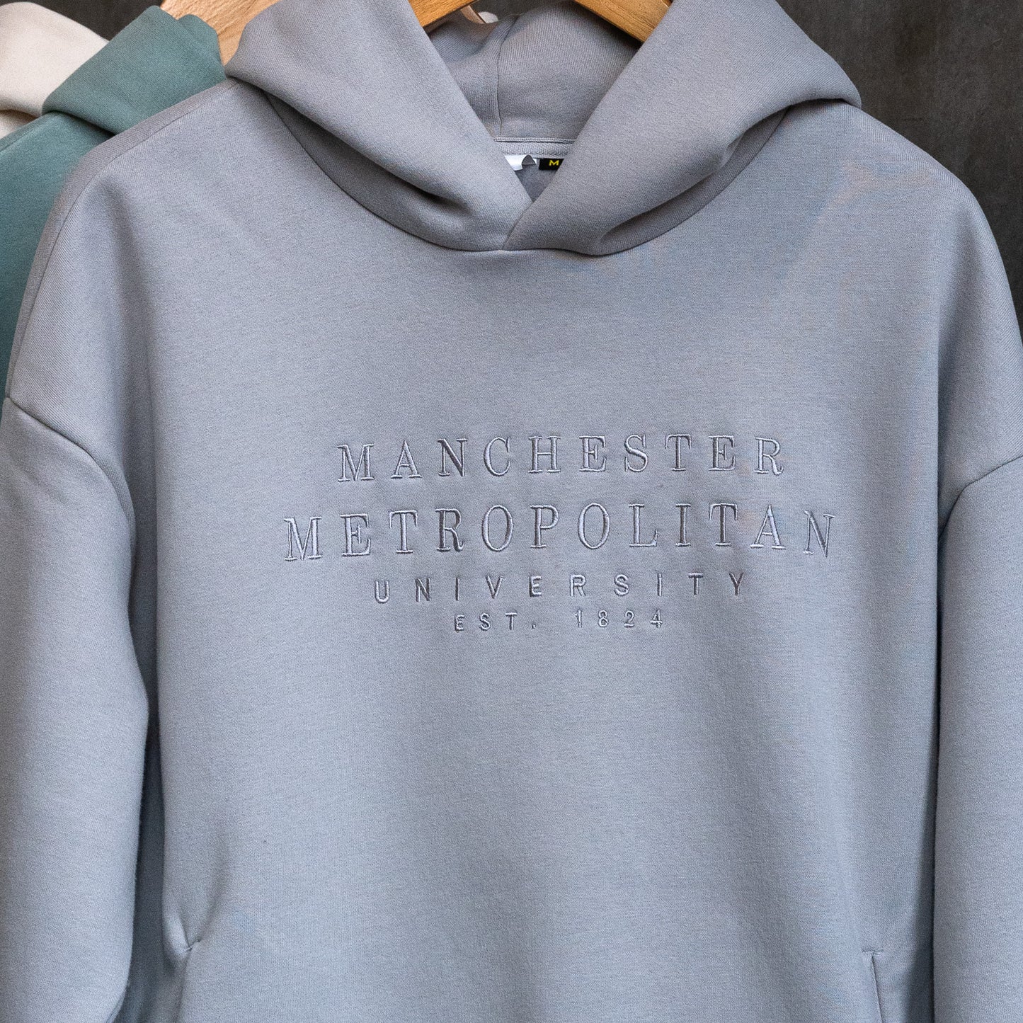Oversized Embroidered MMU Hoodie