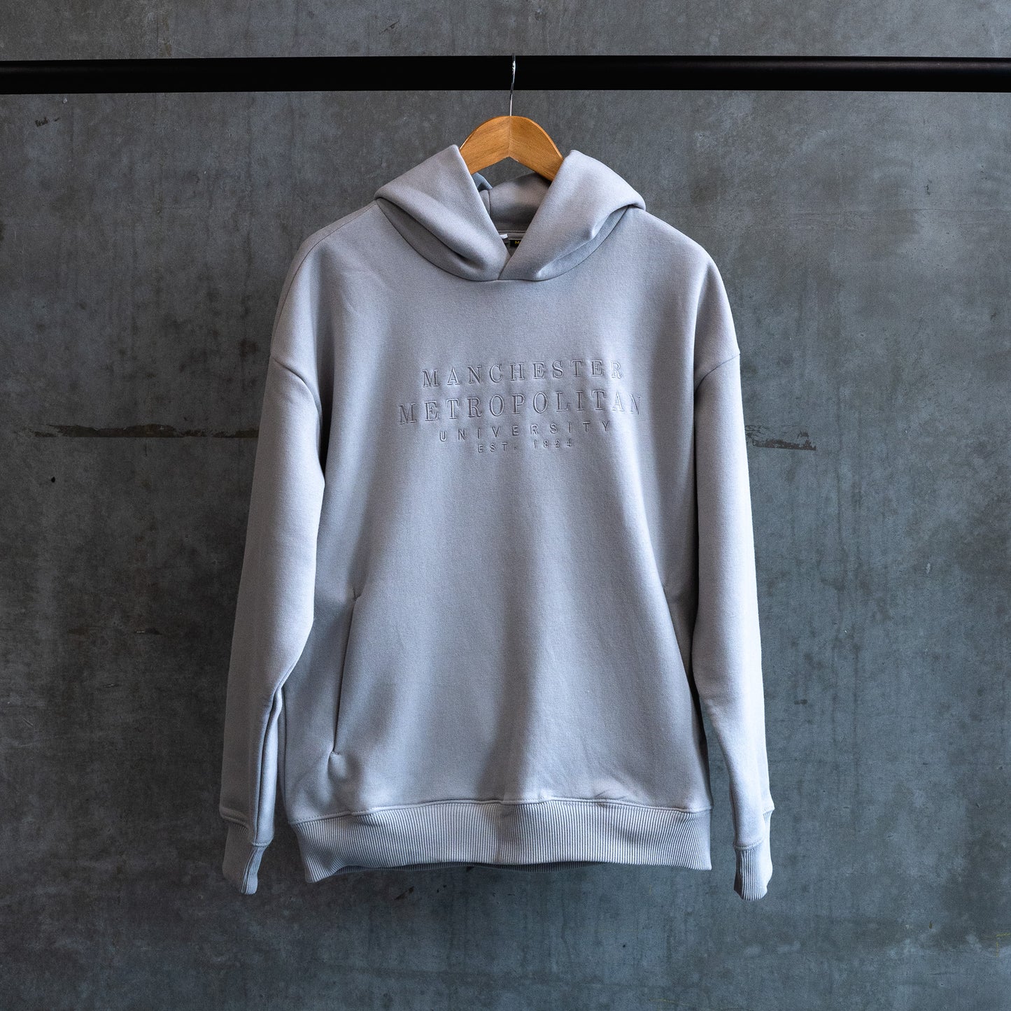 Oversized Embroidered MMU Hoodie