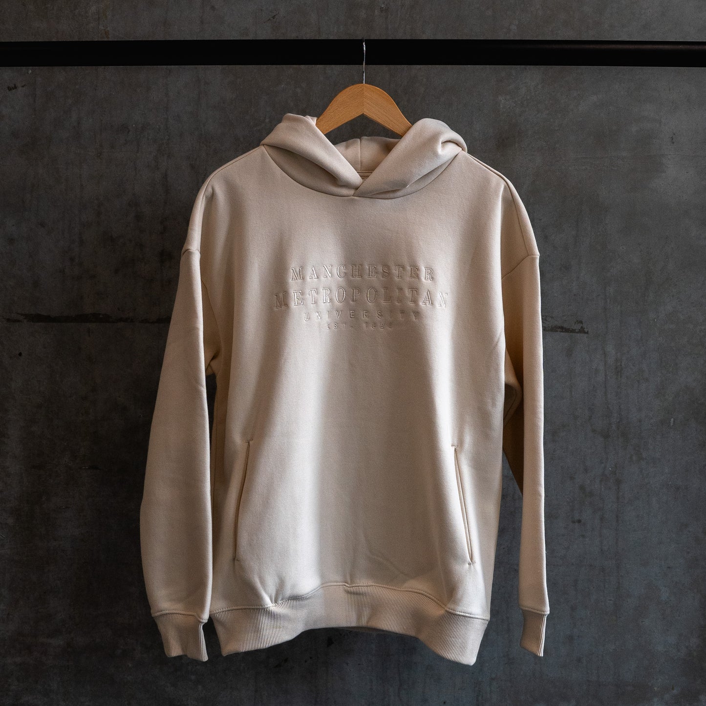 Oversized Embroidered MMU Hoodie