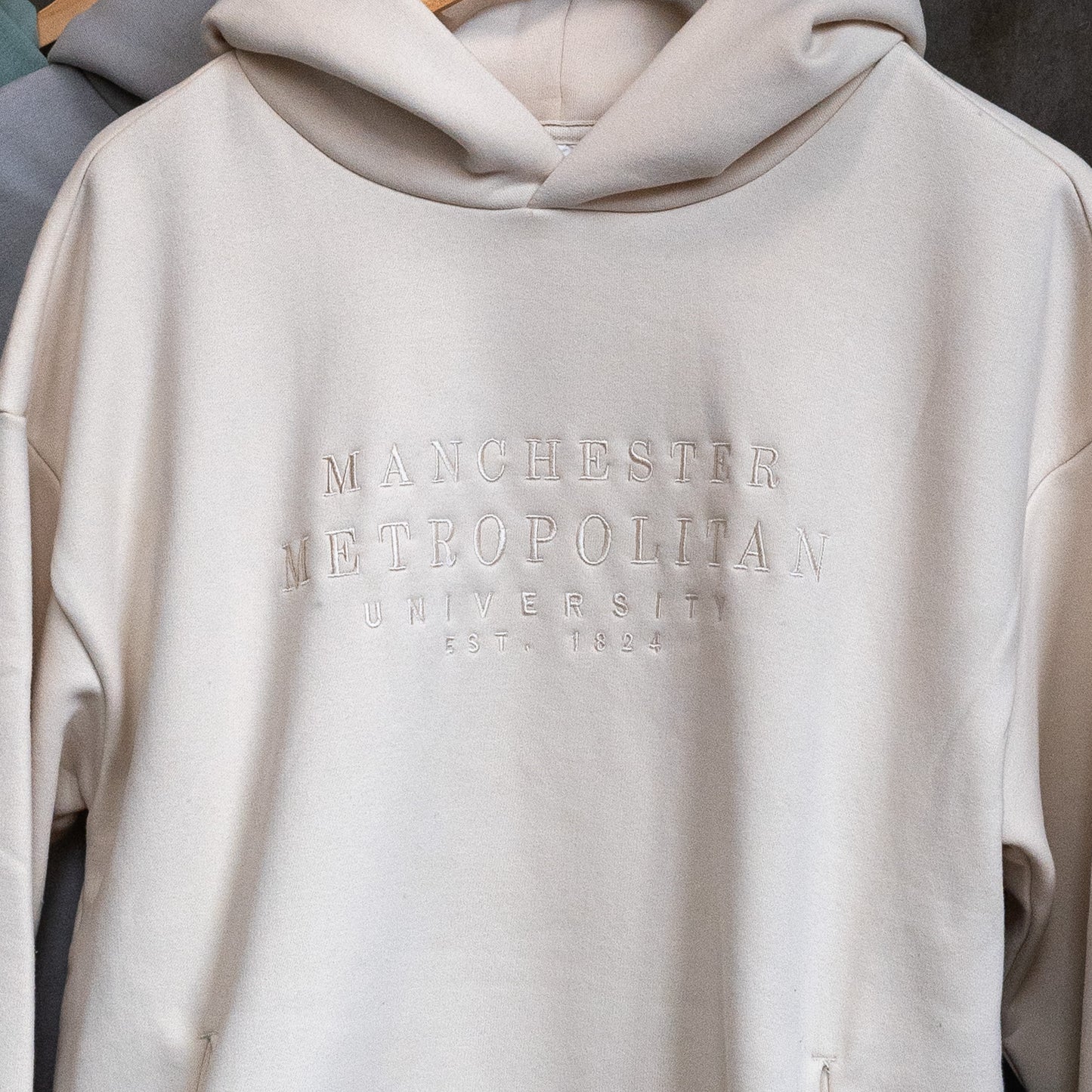Oversized Embroidered MMU Hoodie