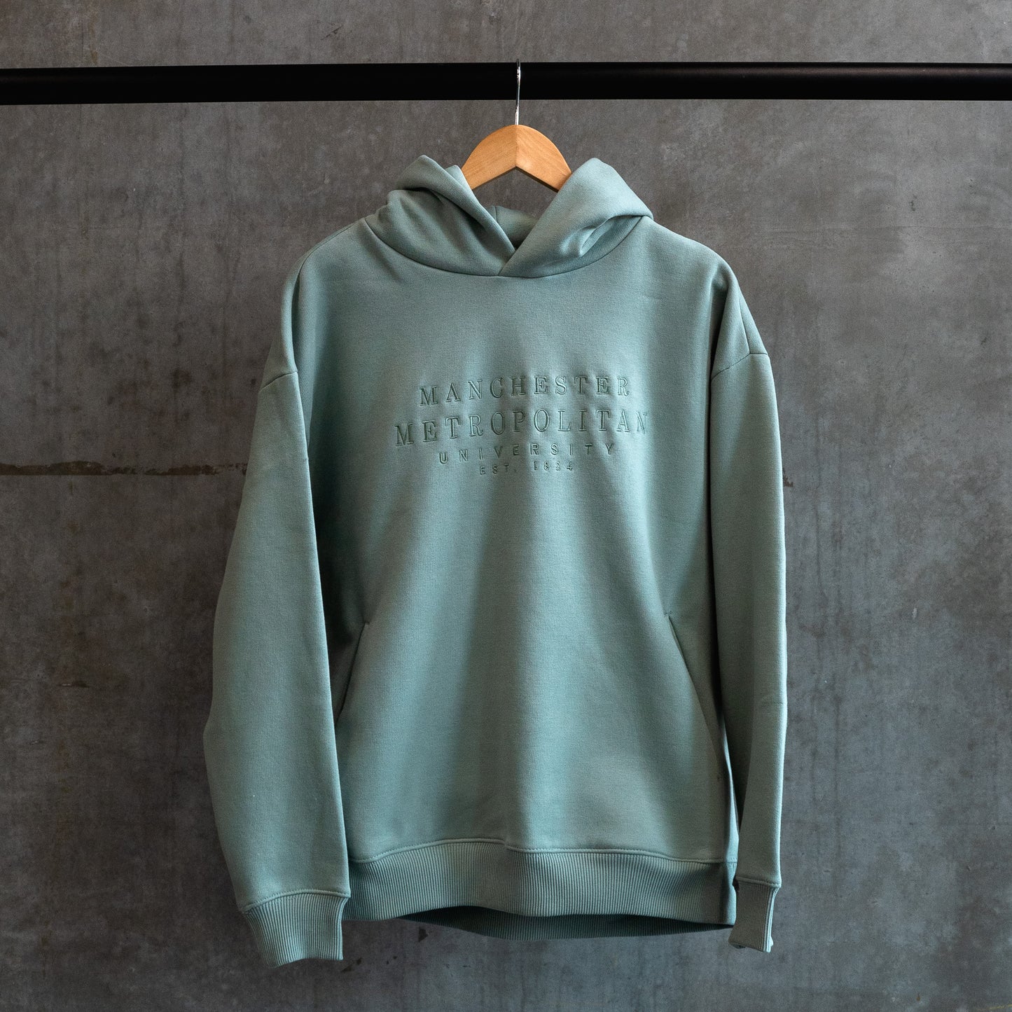 Oversized Embroidered MMU Hoodie