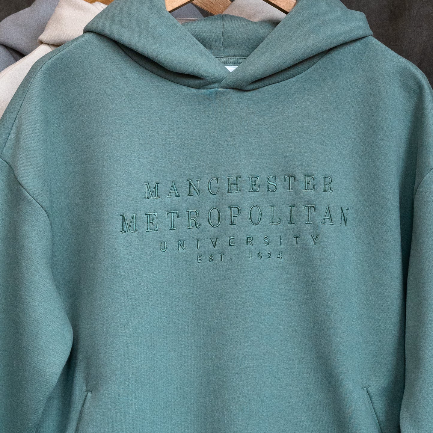 Oversized Embroidered MMU Hoodie