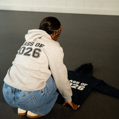 MMU Class of 2026 front print Hoodie | Manchester Met Graduation Hoodie