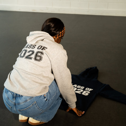 MMU Class of 2026 front print Hoodie | Manchester Met Graduation Hoodie