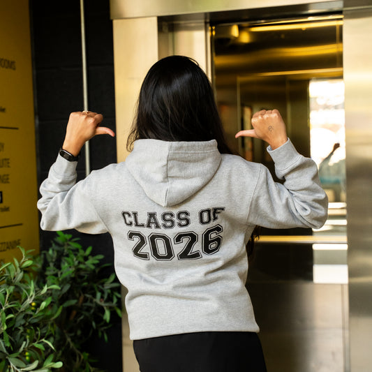 MMU Class of 2026 front print Hoodie | Manchester Met Graduation Hoodie