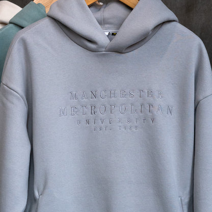 Oversized Embroidered MMU Hoodie