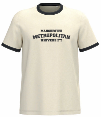 Manchester Met Ringer Male Tshirt
