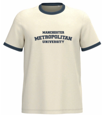 Manchester Met Ringer Male Tshirt