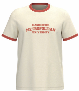 Manchester Met Ringer Male Tshirt